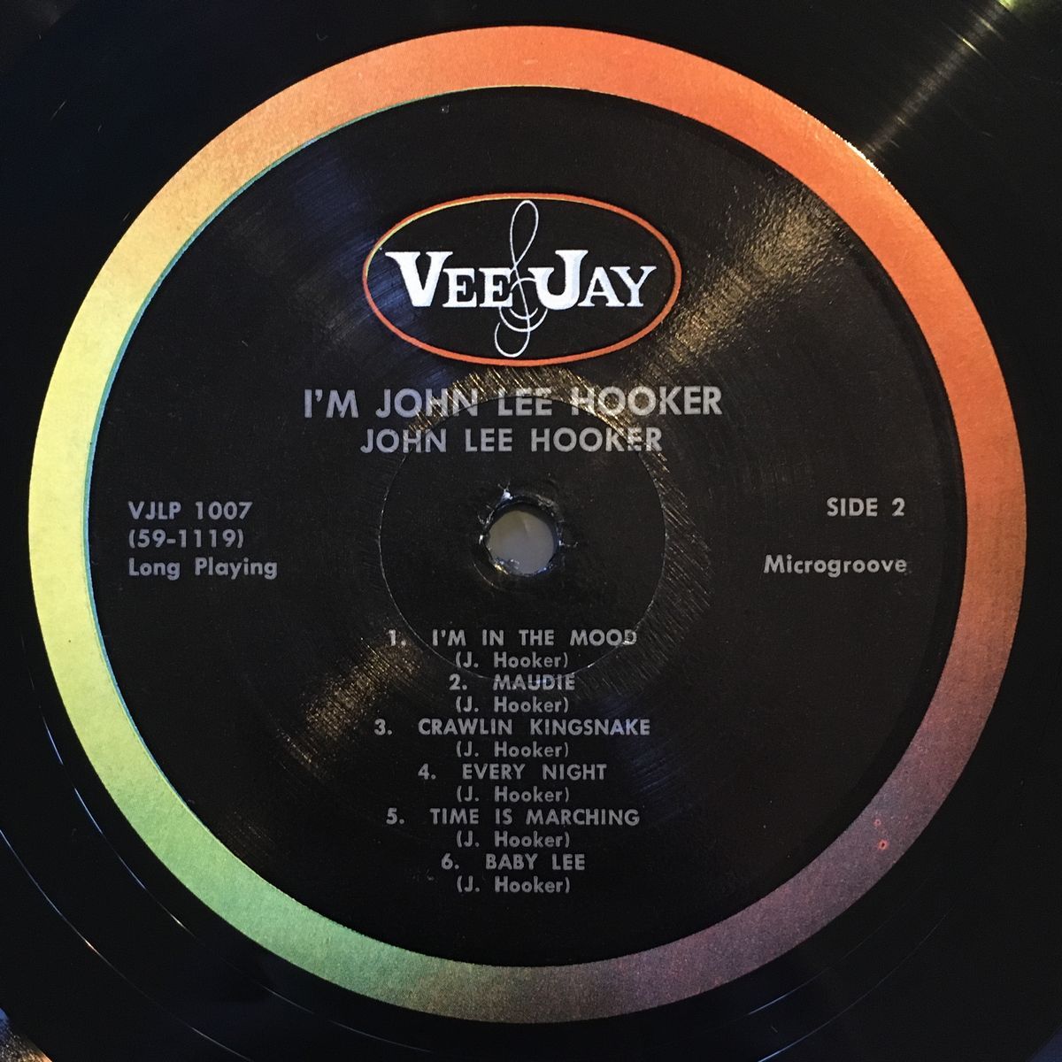 JOHN LEE HOOKER - I'm John Lee Hooker (VEE JAY 1007): CREOLE ...