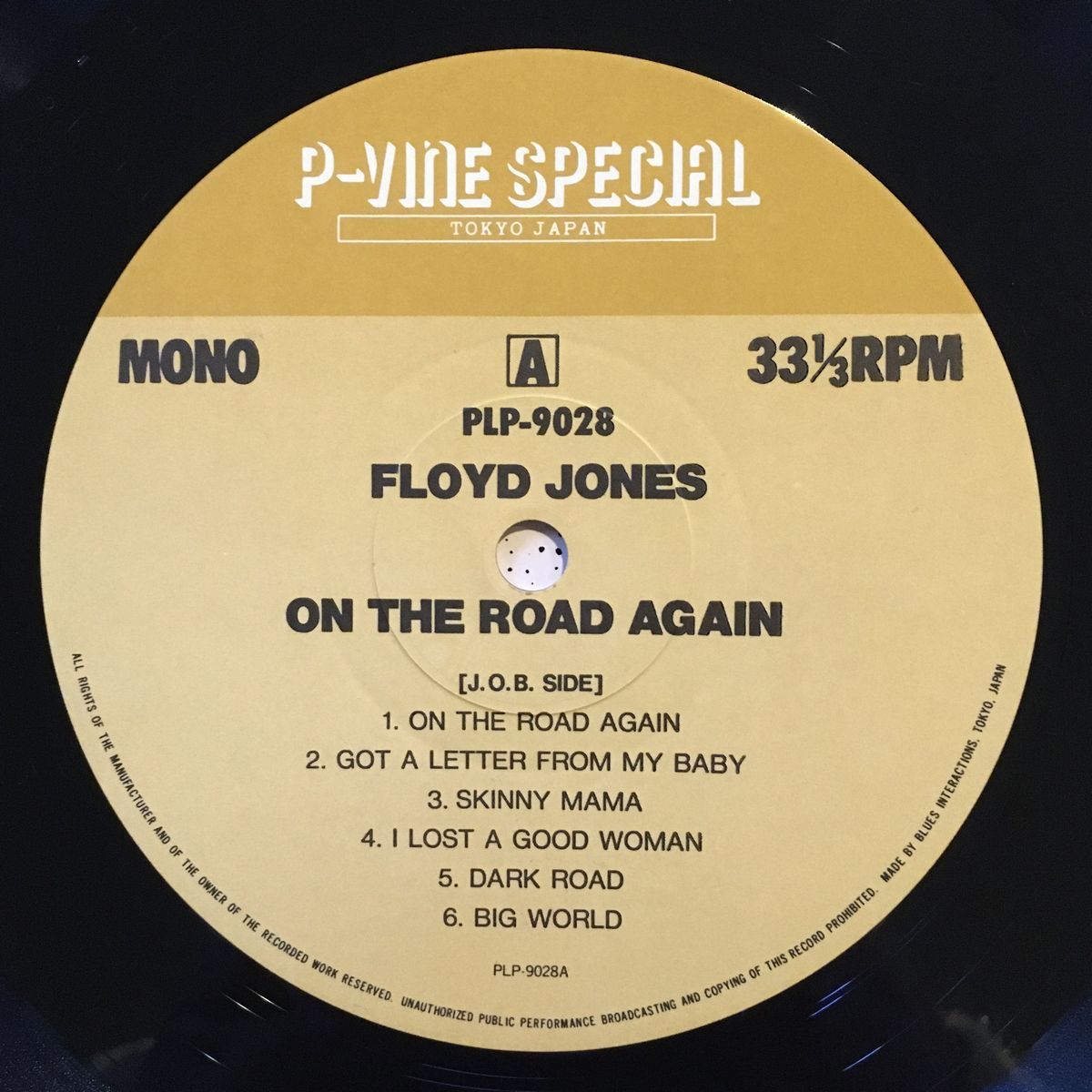 FLOYD JONES - On The Road Again (P-VINE PLP-9028): CREOLE COFFEE 